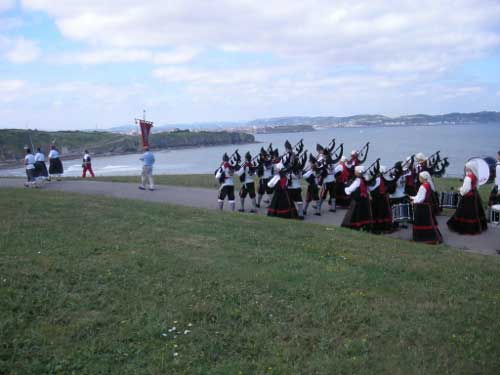 Fioesta marinera en La Providencia de Gijón (Asturias-España)