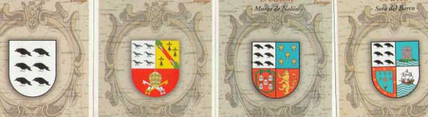 Heráldica de Pravia, Cudillero, Muros del Nalón y Soto del Barco (asturias)
