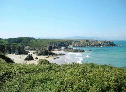 Playa de La Paloma de Tapia de Casariego (Asturias)