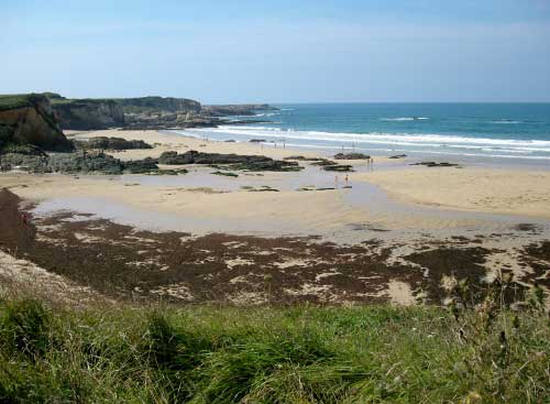 Playa de Serantes, vista occidental (Tapia-Asturias)